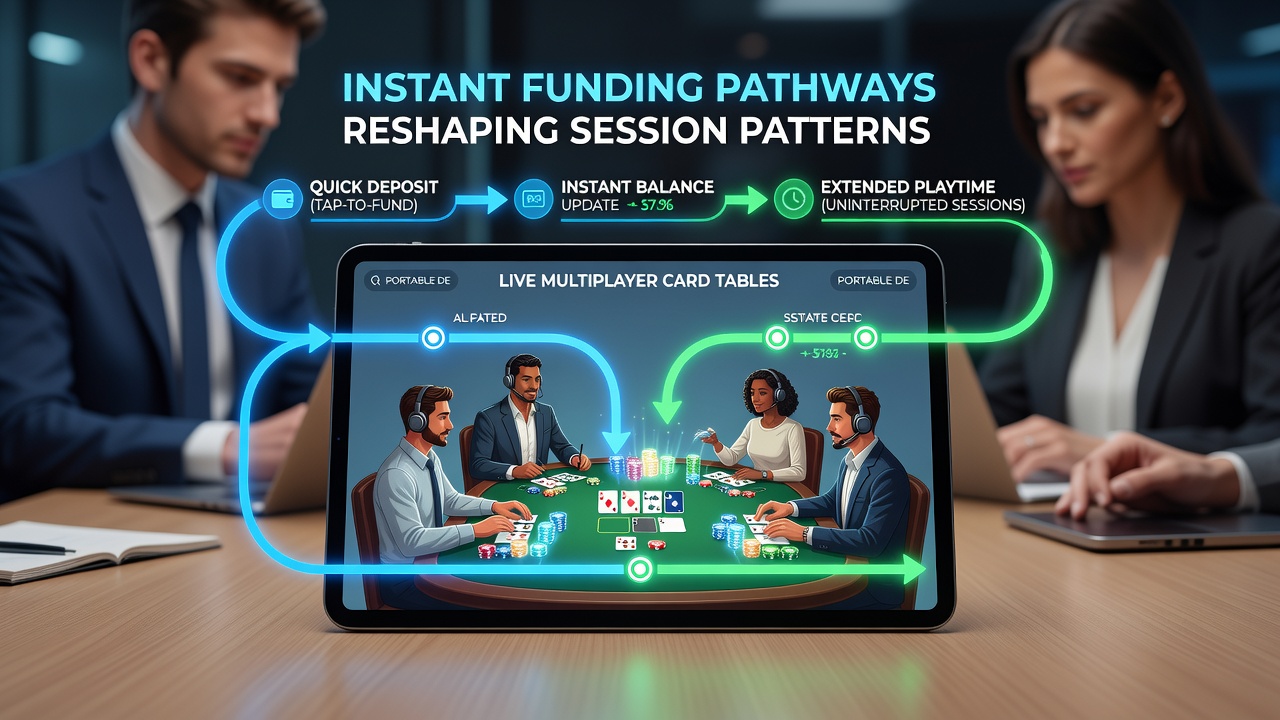 Grafik zu veränderten Sitzungsmustern durch Instant Funding auf mobilen Geräten