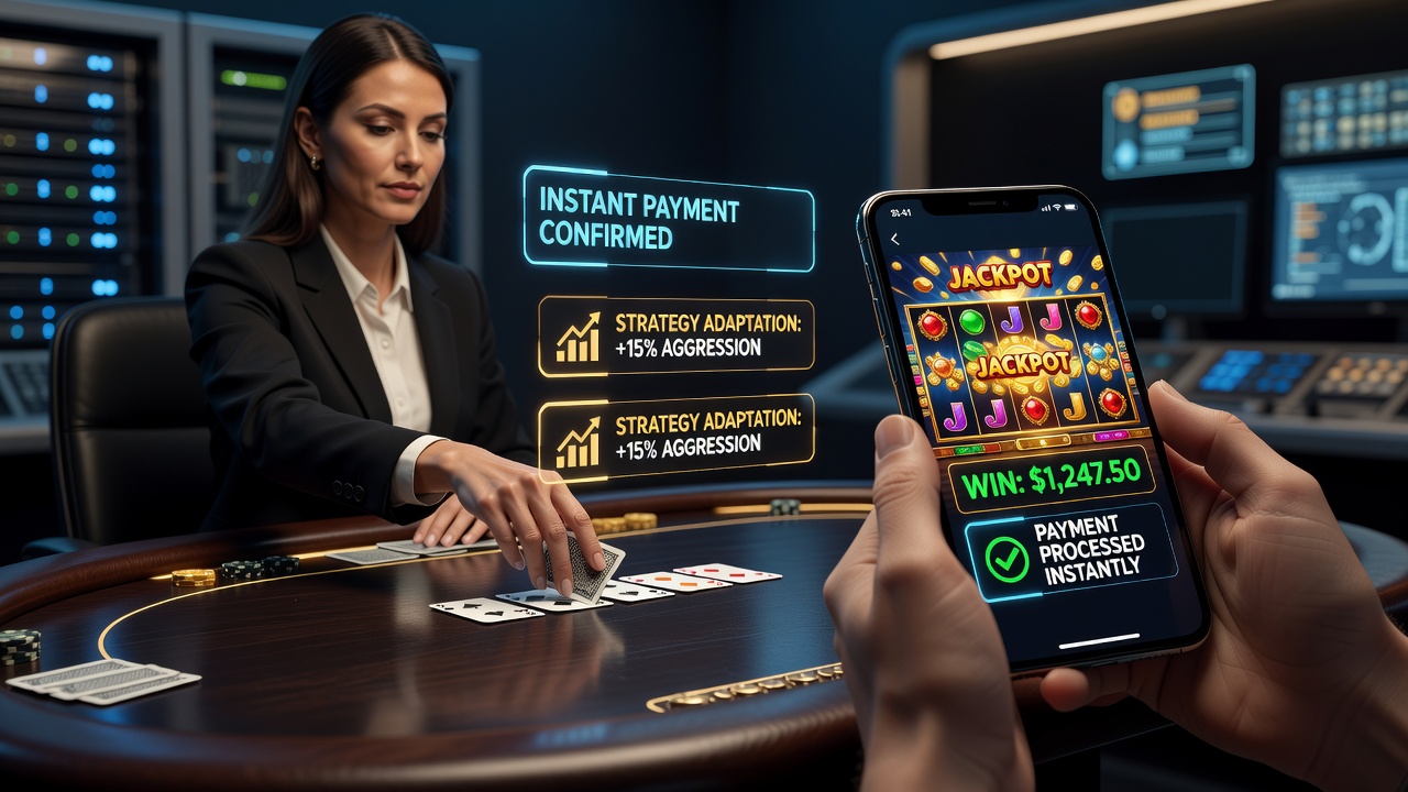Darstellung von Zahlungsflüssen in Live-Poker und mobilen Slots