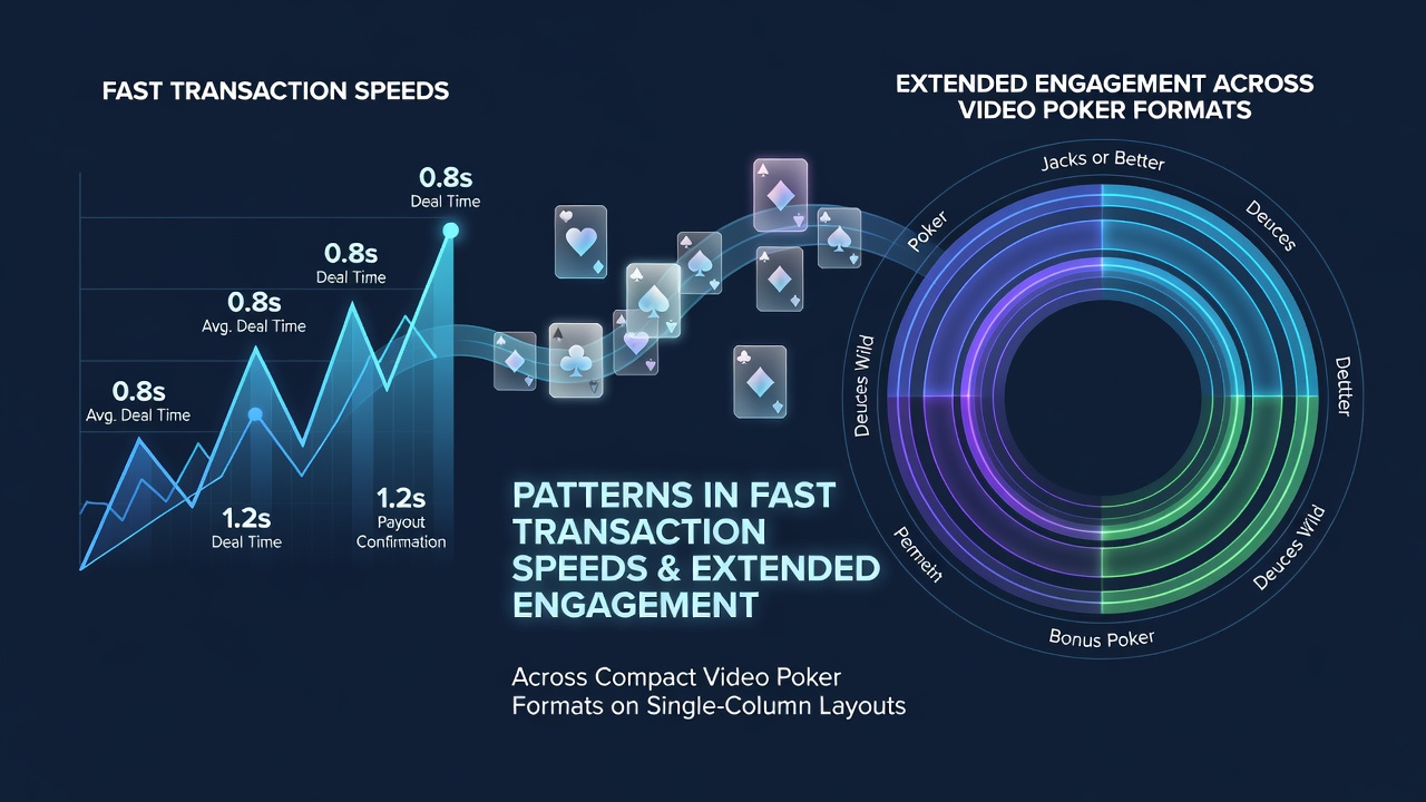 Visualisierung von Engagement-Daten und Transaktionsflüssen in Video-Poker-Sessions