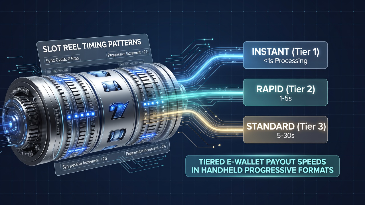 Darstellung von rotierenden Walzen in einem progressiven Slot auf einem mobilen Gerät mit E-Wallet-Integration
