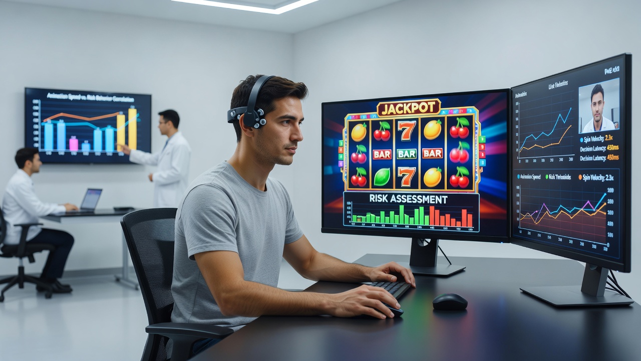 Analyse von Risikobewertungsverhalten bei unterschiedlichen Animationsgeschwindigkeiten in Slot-Interfaces